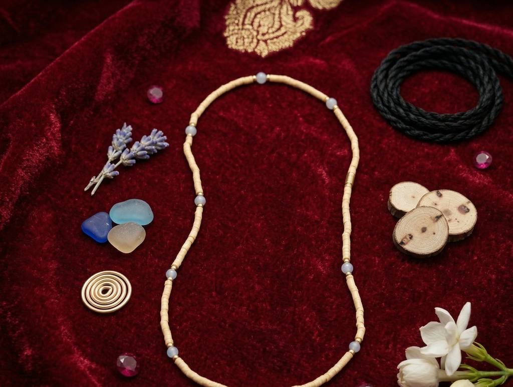 Ultimate Protection & Bhakti Combo – Narsimha Locket, Chanting Mala, Tulsi Mala , Bead Bag & 120g Dhoop